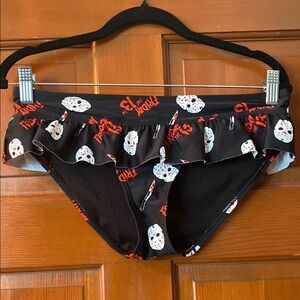 Friday the 13th Jason Voorhees Ruffled Swim Bottoms